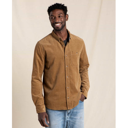 Toad & Co M's Scouter Cord Ls Shirt Honey Brown