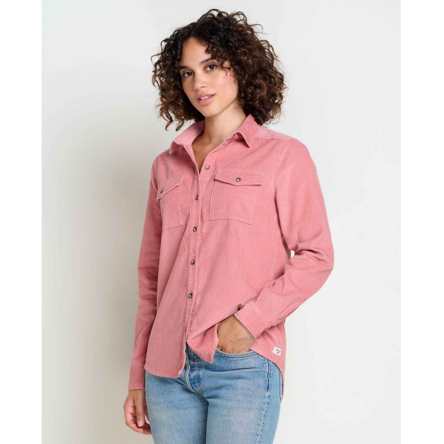 Toad & Co W's Scouter Cord Ls Shirt Rose