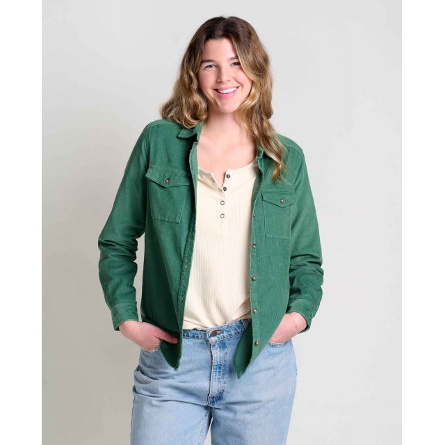 Toad & Co W's Scouter Cord Ls Shirt Ivy