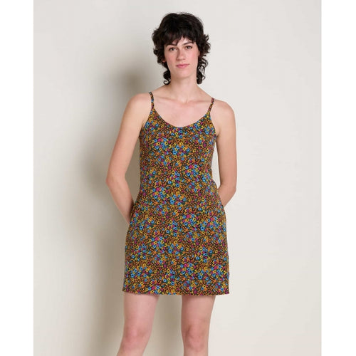 Black Micro Floral Print / M