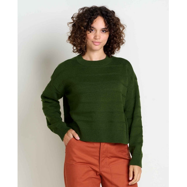 Toad & Co W Bianca Ii Crew Sweater Epidote