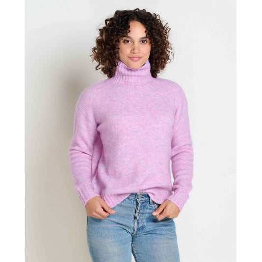 Toad & Co W Toddy T-neck Sweater Rockrose