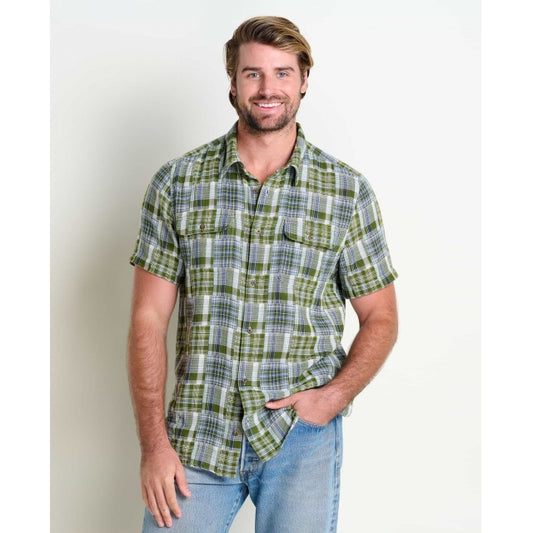 Toad & Co M Patcher Ss Shirt Chive