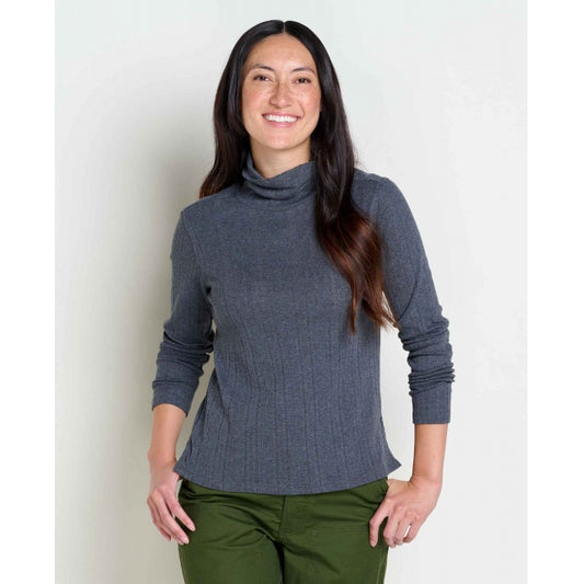 Toad & Co W Foothill Pointelle Ls T-neck Soot