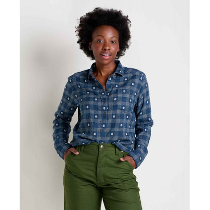 Womens Re-form Flannel Boxy Ls Shirt Toad & Co