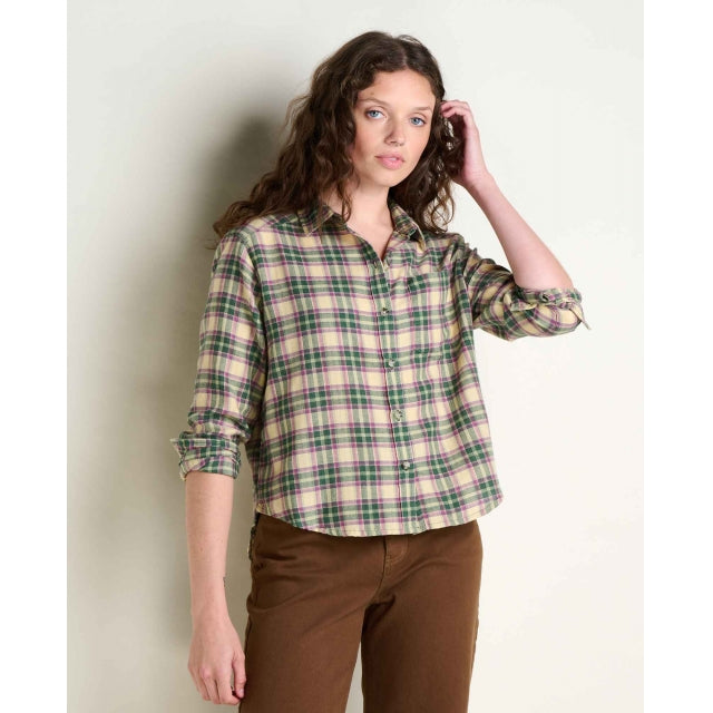 Womens Re-form Flannel Boxy Ls Shirt Toad & Co