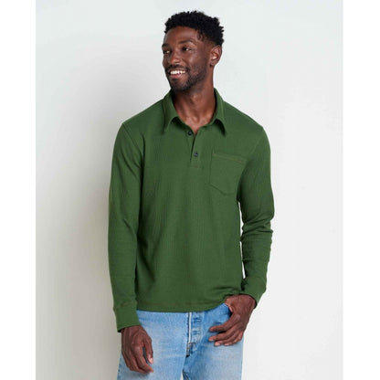 Toad & Co M Framer Ls Polo Epidote