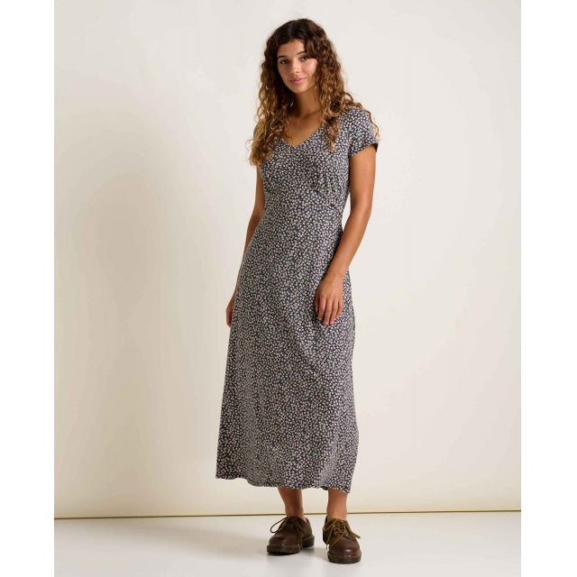 Toad&co Rose Midi Ss Dress Salt Ditsy Print