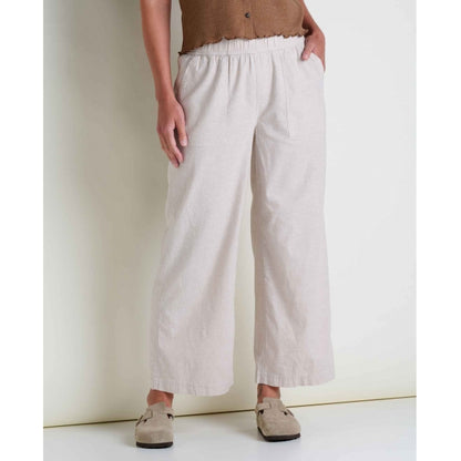 Toad&co Taj Hemp Wide Leg Pant Oatmeal
