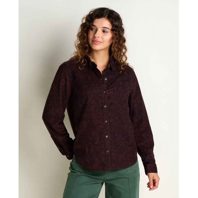 Womens Cattail Cord Ls Shirt Toad&co