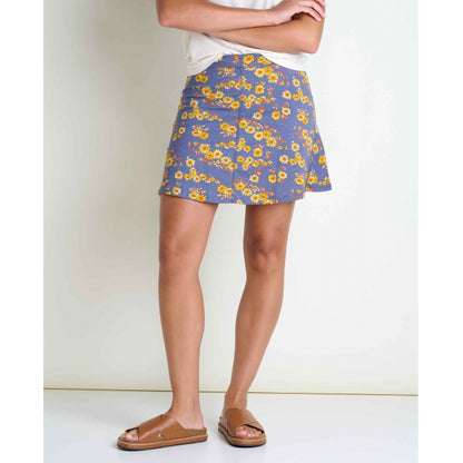 Toad&co Seleena Skort Blue Shadow Daisy Print