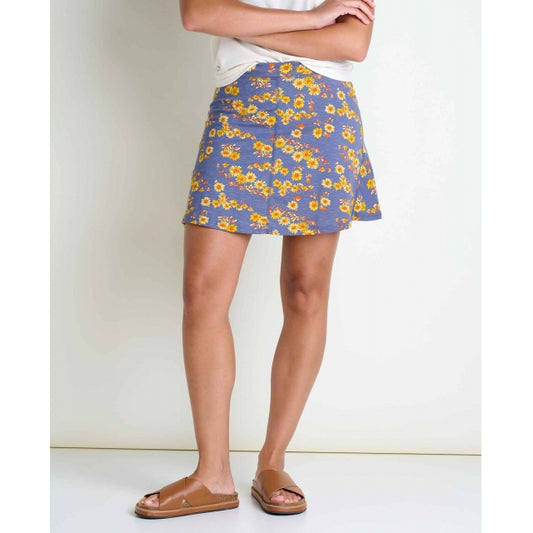 Toad&co Seleena Skort Blue Shadow Daisy Print