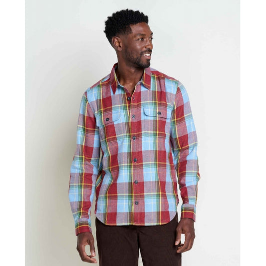 Toad&co Ranchero Ls Shirt Blue Jay