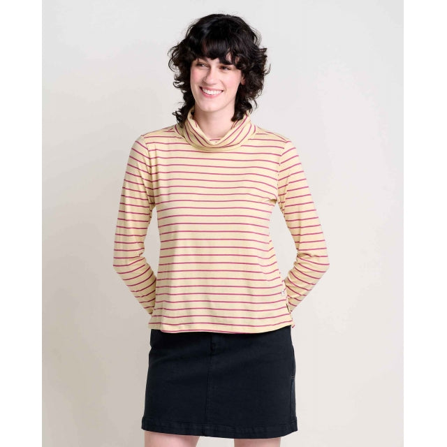 Toad & Co W Maisey Ls T-neck Violet Stripe