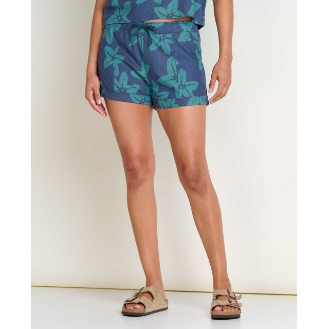 Toad & Co W's Taj Hemp Short Jasper Large Floral Print