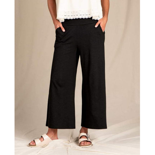 Toad & Co W Chaka Wide Leg Pant Black