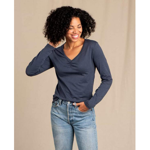Womens Rose Ls Tee Toad & Co