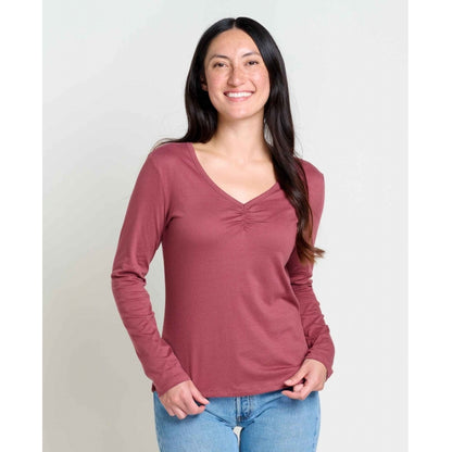 Toad & Co W Rose Ls Tee Wild Ginger