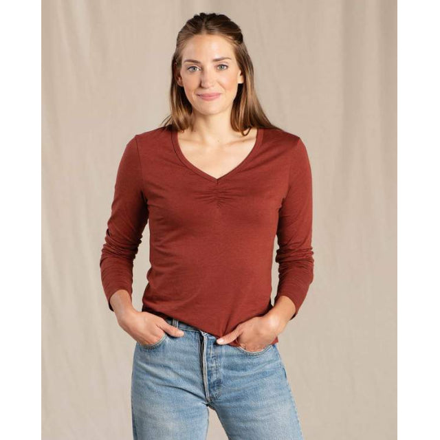 Womens Rose Ls Tee Toad & Co