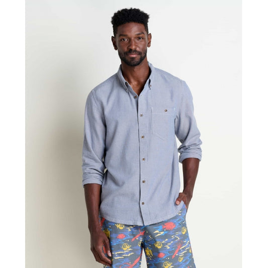 Toad & Co M's Eddy Ls Shirt High Tide