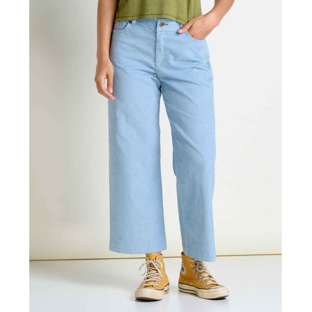 Toad & Co W's Karuna Cord Wide Leg Pant Weathered Blue