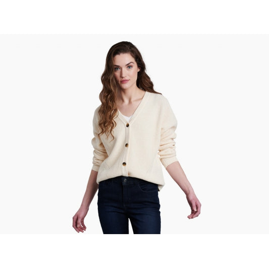 Kuhl Brynn Cardigan Sweater Stone