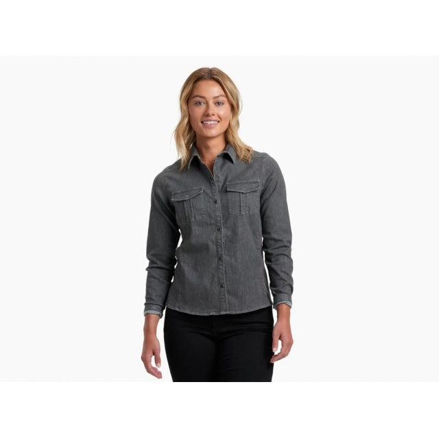 Kuhl W Josie Denim Shirt ALLOY