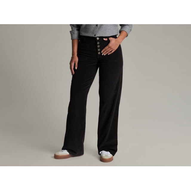 Kuhl Lydia Cord Wide Leg Black
