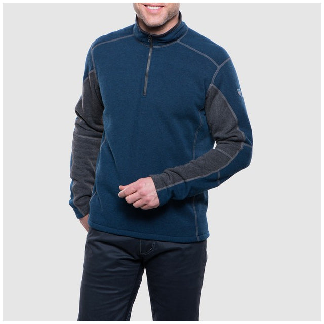 Kuhl M Revel 1/4 Zip MUTINY BLUE/STEEL