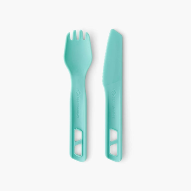 Sea To Summit Passage Cutlery Set - [2 Piece] Aqua Sea