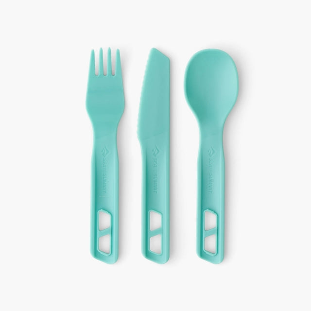 Sea To Summit Passage Cutlery - 3 Piece Set AquaSea Blue