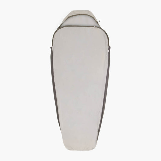 Sea To Summit Silk Blend Sleeping Bag Liner - Mummy - Compact Moonstruck Grey