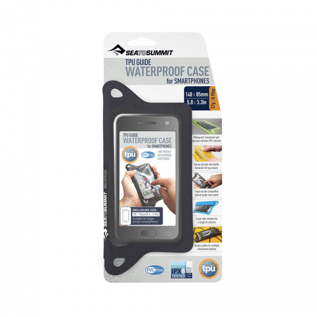 Sea To Summit Tpu Guide Waterproof Smartphone Case - Regular Black