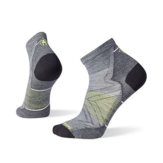 Smartwool Run Zero Cushion Ankle Socks MEDIUM GRAY