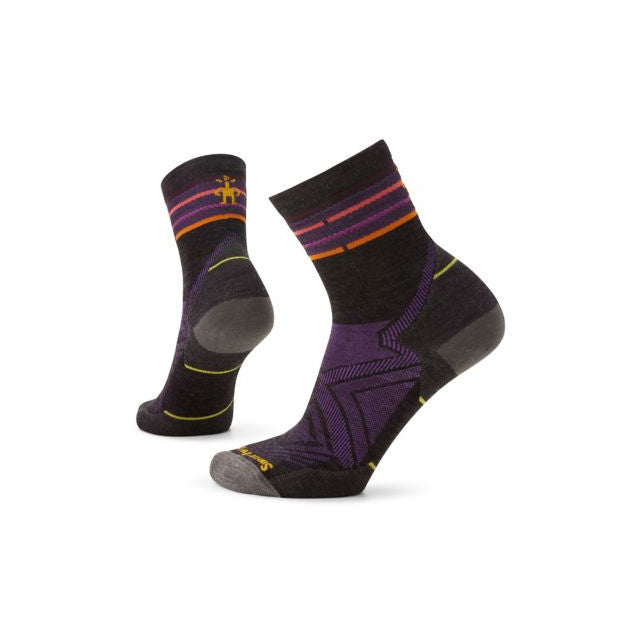 Smartwool Run Zero Cushion Mid Crew Socks CHARCOAL