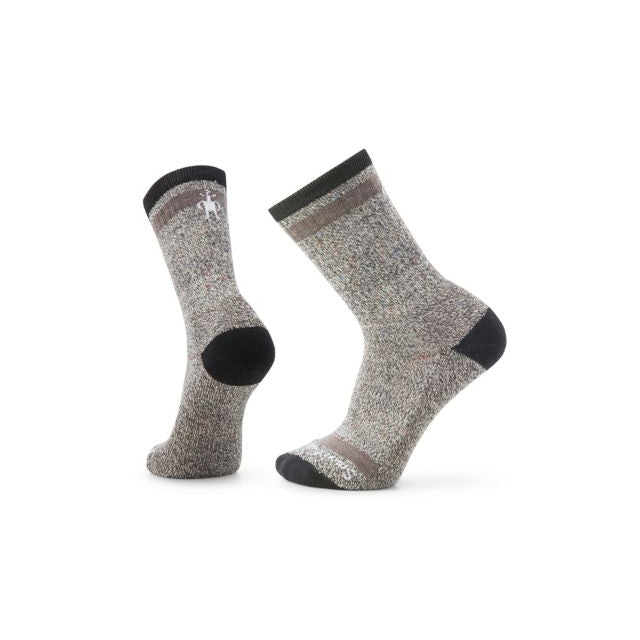 Smartwool Everyday Larimer Crew Socks BLACK-TAUPE HEATHER