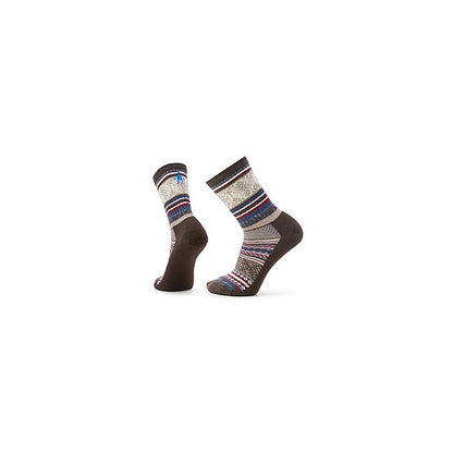 Smartwool Everyday Fair Isle Sweater Crew Socks CHESTNUT