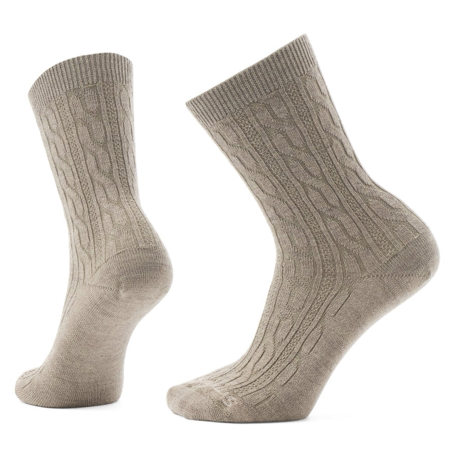 Smartwool Everyday Cable Crew Socks FOSSIL