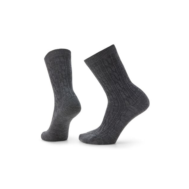 Smartwool Everyday Cable Crew Socks MEDIUM GRAY