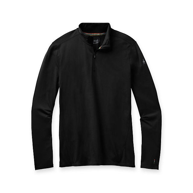 Smartwool Classic All-season Merino Base Layer 1/4 Zip BLACK