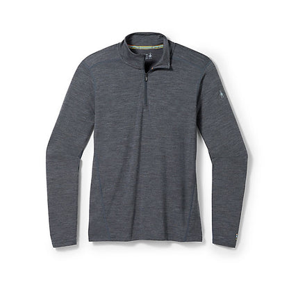 Smartwool Classic All-season Merino Base Layer 1/4 Zip IRON HEATHER