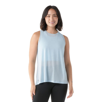 Smartwool Active Ultralite High Neck Tank WINTER SKY