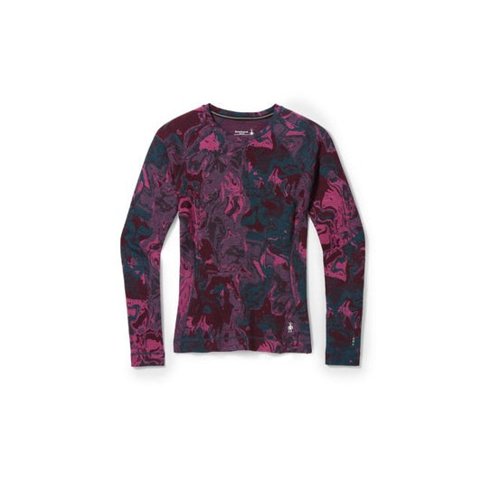 Women's Classic Thermal Merino Base Layer Pattern Crew Smartwool