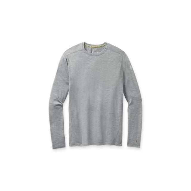 Smartwool Classic All-season Merino Base Layer Crew LIGHT GRAY HEATHER