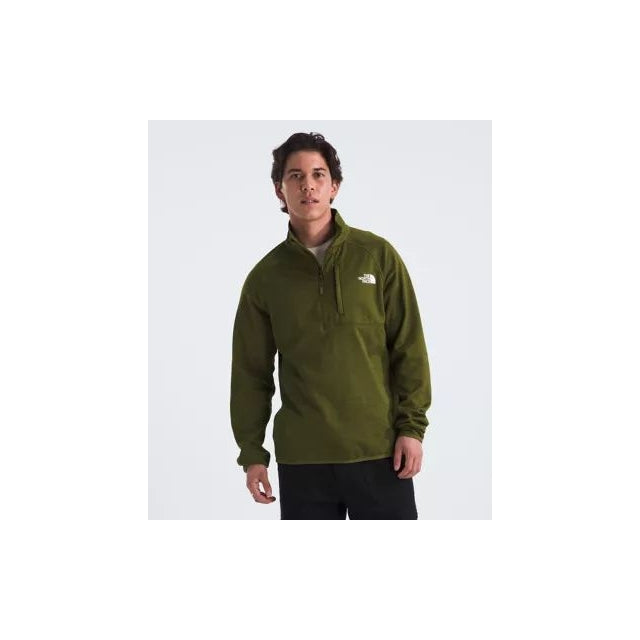 The North Face Mens Canyonlands ½ Zip Forest Olive Heather