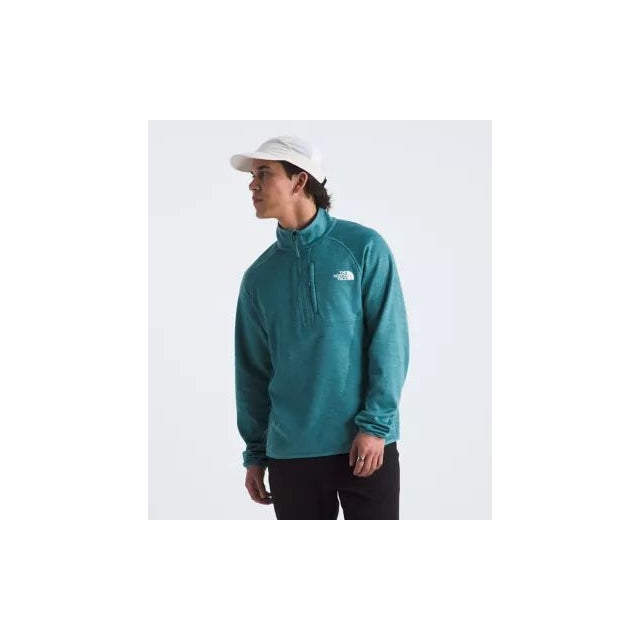 The North Face Mens Canyonlands ½ Zip Algae Blue Heather