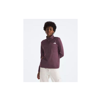 The North Face Womens Canyonlands ¼ Zip Midnight Mauve Heather