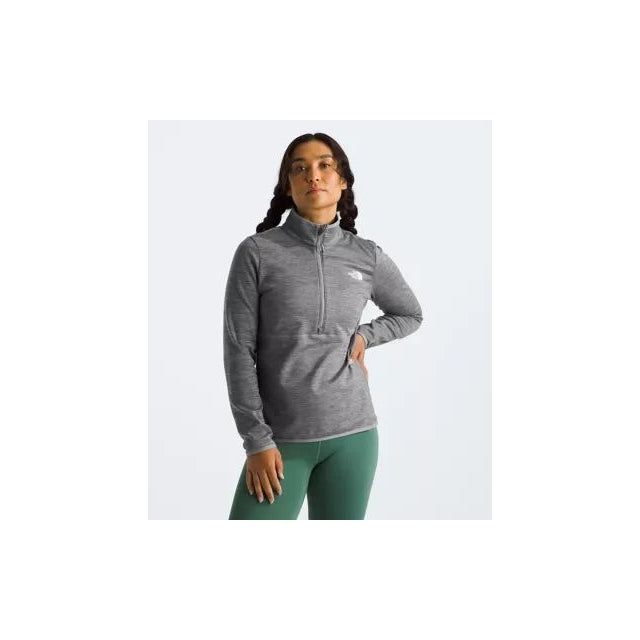 The North Face Womens Canyonlands ¼ Zip TNF Medium Grey Heather-NPF