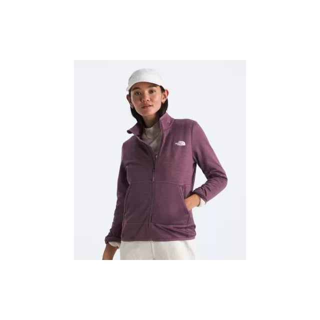 The North Face Womens Canyonlands Full Zip Midnight Mauve Heather