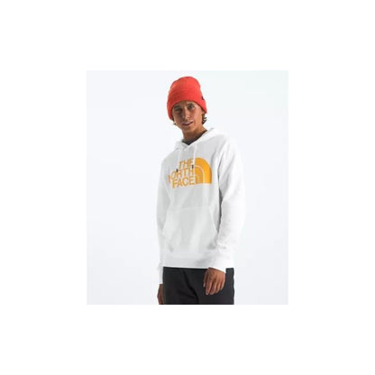 The North Face Mens Half Dome Pullover Hoodie TNF White/Summit Gold